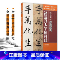 [正版]经典碑帖实临解码 褚遂良 大字阴符经 楷书毛笔书法字帖讲解例字技法解析 成人初学者临摹字帖附通篇实临大字阴符经