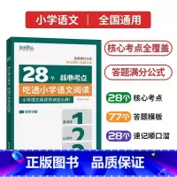 28个核心考点吃透小学语文 小学通用 [正版]28个核心考点吃透小学语文阅读一1二2三3四4五5六6年级人教版阅读理解强