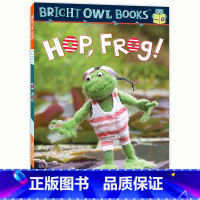 [正版]猫头鹰自然拼读:蹦跳大赛(短元音o)Bright Owl Books: Hop Frog美国原版 基础元音 提