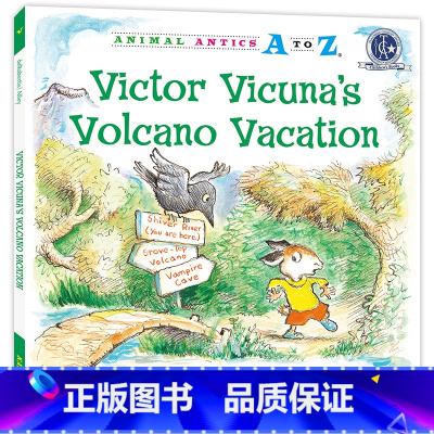 [正版](精装)幼儿园里的26个开心果:火山度假日 Animal Antics A to Z : Victor Vic