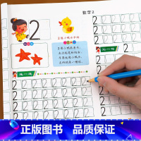 数学早准备全一册 [正版]纯数字描红本0-20-50-100数字3-6岁幼儿园学前小班中大班早教练习本幼小衔接数字描红练