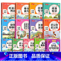 [共13本]词语积累大全训练+好词好句好段 小学通用 [正版]全套12册 小学语文词语积累大全训练 成语训练大全近义词反