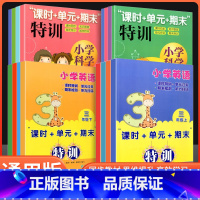 英语 三年级上 [正版]小学科学课时+单元+期末特训一二三四五六年级上下册可选教科版小学生课堂同步训练课时作业本单元12