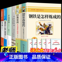 [正版]八年级课外书全套6册 经典常谈钢铁是怎样炼成的必读初中生原著苏菲的世界平凡初中初二阅读书籍完整版语文名著下原版