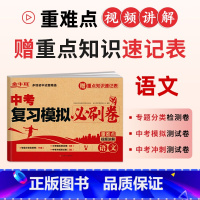 中考复习模拟必刷卷·语文 初中通用 [正版]2024新版中考复习模拟必刷卷语文数学英语物理化学必刷题九年级中考真题试卷初