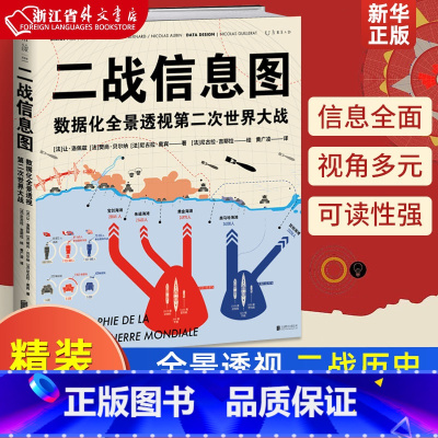 [正版]二战信息图数据化全景透视第二次世界大战精装版 让·洛佩兹,樊尚·贝尔纳,尼古拉·奥宾 北京联合出版公司 世界史