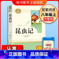 昆虫记 [正版]昆虫记人民教育出版社法布尔完整版无删减八年级上册课外书文学书目8上初中版语文课外阅读书籍昆虫记人民教育社