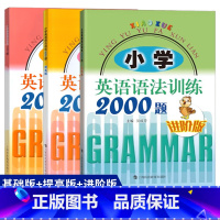 [正版]小学英语语法训练2000题 基础+提高版+进阶版全3册 三四五六年级小学英语知识大全小升初阅读理解小学英语训练