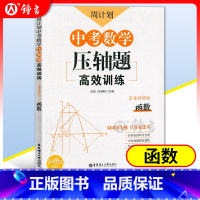 [正版]周计划中考数学压轴题高效训练 函数 附详解答案和解题思路 初中初三中考数学初中数学知识大全 华东理工大学出版社