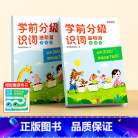 [全4册]识词书基础+进阶(送游戏书) [正版] 学前分级识词幼小衔接基础篇进阶篇识字幼儿园宝宝识字识词启蒙认知学前儿童