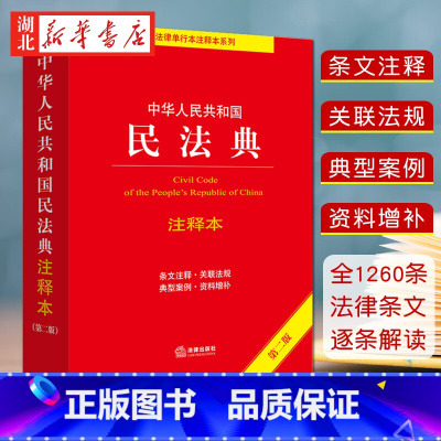 [正版]2023年适用 中华人民共和国民法典注释 第二版 民法典条文解读 民法典条文注释 司法解释 典型案例增补 9