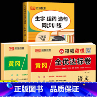 [全套3册]生字组词造句+语数同步试卷 二年级下 [正版]2023新版 二年级下册生字组词造句专项同步训练书语文人教版小