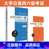 [正版]新版备考2024大学日语四六级考试指南与真题+考纲词汇手册(附赠音频)