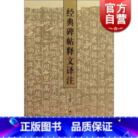 [正版]经典碑帖释文译注 俞丰著 兰亭序 祭侄稿 书谱作品书法鉴赏临摹书籍 收录书法史上百篇名作 上海书画出版社 世纪