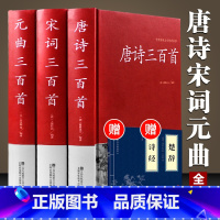 [正版]3册唐诗宋词元曲三百首完整版全集中国古诗词大全集鉴赏辞典诗经楚辞300首小学生初中生国学经典书籍中华书局古诗选