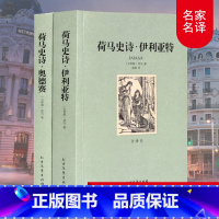 [正版]足本无删减 荷马史诗(共2册全译本)/世界文学名著书籍外国经典小说 荷马史诗伊利亚特/奥德赛青少青少年版全译本