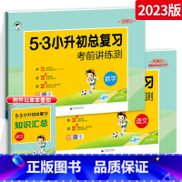 [正版]2023新53小升初总复习语文数学2本 小升初真题卷小升初系统总复习必试卷人教版 小学六年级下小升初刷专项训练