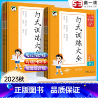 共3本[句式训练+积累默写+阅读真题] 四年级上 [正版]2023秋53句式训练大全一二三四五六年级句子专项训练人教版语