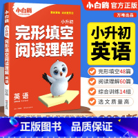 完形填空&阅读理解[新版] 小学通用 [正版]2024版星空小升初英语阅读理解完形填空四年级五年级六年级强化训练同步上册