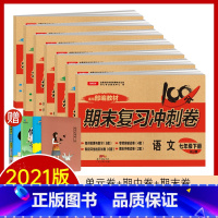 全套7册 七年级下 [正版]七年级下册试卷全套人教版期末冲刺100分初一7年级下册语文数学英语生物地理历史政治复习测试卷