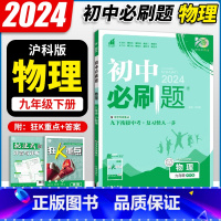 物理 九年级下 [正版]HK版2024春新版初中九年级下册物理 沪科版 初三九年级下册物理同步训练练习册 理想树初三物理