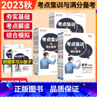 3本套装:语数英[人教版] 八年级上 [正版]2023版新全优考点集训与满分备考初中七八九年级上册下册语文数学英语化学物