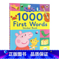 小猪佩奇1000单词趣味贴纸游戏书 [正版]佩奇去游泳 英文原版 Peppa Pig Peppa Goes Swimmi