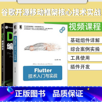 [正版]套装2本Flutter技术入门与实战亢少军flutter教程书籍Dart编程语言Flutter插件开发入门谷歌