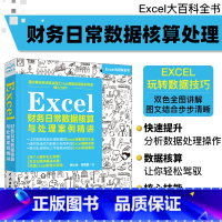 [正版]Excel财务日常数据核算与处理案例精讲 Excel数据透视表的应用 计算机电脑办公软件教程零基础自学入门表格