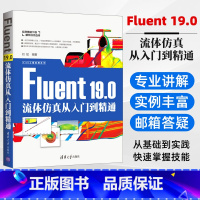 [正版]清华社直供Fluent 19.0流体仿真从入门到精通 fluent19.0软件自学教程 仿真流体计算实战基础知