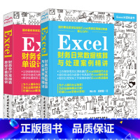 [正版]2本Excel财务日常数据核算与处理案例精讲+Excel财务会计常用表单设计案例精讲excel财务销售行政技巧