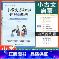 小学文言知识详解与精炼 小学通用 [正版]小古文启蒙 小学文言知识详解与精练 3-6年级小升初衔接一本搞定 全彩漫画+思