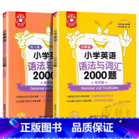 [2册塑封]小学英语语法与词汇2000题(讲解篇+练习篇) 小学通用 [正版]金英语 小学英语语法与词汇2000题 基础