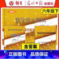 [3册]6下 数学堂堂练+单元卷+答案 六年级下 [正版]2023版 初中数学单元测试双基过关堂堂练 六年级下册6第二学