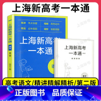 [正版]上海新高考一本通 语文 第二版 上海高考语文总复习 历年真题各区模拟卷题目 华东师范大学出版社