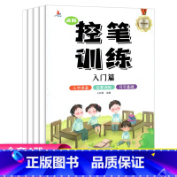 全套 [正版]点阵控笔训练字帖 笔画笔顺幼儿园初学者练字帖小学生儿童偏旁部首练习硬笔书法本纸入门套装楷书贴正楷一二三年级