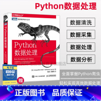 [正版]Python数据处理 python大数据分析爬虫开发零基础自学编程从入门到精通实践项目实战 程序设计数据结构分