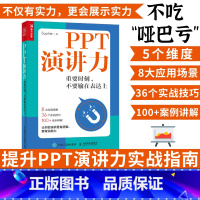 [正版]PPT演讲力 重要时刻不要输在表达力上演讲与口才训练书籍当众演讲面试职场竞聘销售汇报好好说话技巧书 人民邮电