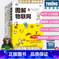 [正版]图解HTTP+图解TCP/IP第5版+图解网络硬件+图解物联网 网络传输协议入门教程网络管理技术书计算机网络入