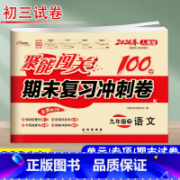 语文 九年级下 [正版]2024春 聚能闯关期末复习冲刺卷 语文 9年级下 人教版初三下学期九年级语文单元期中期末试卷同