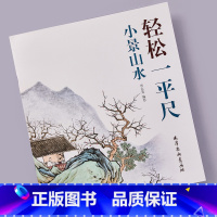 [正版]小景山水 轻松一平尺 贾志发编绘 天津杨柳青画社 山水画国画技法 初学者步骤画法讲解 设色构图 作品创作临摹