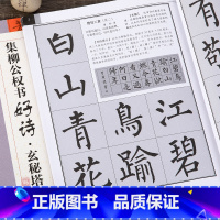 [正版]集柳公权书古诗 好诗玄秘塔碑 集字唐诗宋词 柳体楷书毛笔字帖书法临摹 创作提示书写方法结体基本规律初学者临摹创