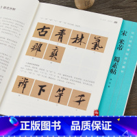 [正版]宋米芾 蜀素帖 历代碑帖技法解析 徐见 成人学生行书毛笔字帖书法入门教程书籍 技法分析笔法字法章法临摹毛笔字帖