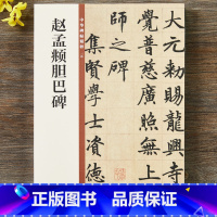 [正版] 赵孟頫胆巴碑 中华书局 16开楷书毛笔书法字帖 中华碑帖精粹 简体旁注 赵体书法临摹