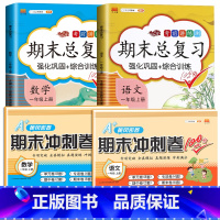 [语数4本]期末总复习+期末冲刺试卷100分 一年级上 [正版]2023斗半匠语文期末知识总结一年级二年级三四五六年级上