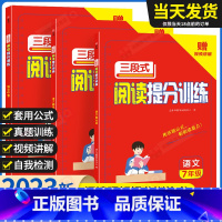 [2本套装]三段式阅读提分训练+三段式答题公式 九年级/初中三年级 [正版]初中三段式阅读理解法提分训练中考真题试卷20