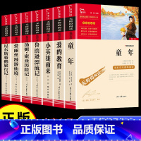 [正版]全套7册 小学六年级课外书必读童年书高尔基爱的教育小英雄雨来经典书目上册下册原著爱丽丝漫游奇境 快乐读书吧6老