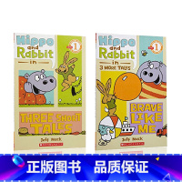 [正版]英文原版进口Hippo & Rabbit in 河马和兔子系列2本 中小学生英语课外阅读读物趣味性幽默搞笑桥梁