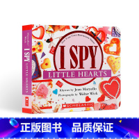 [正版]英文原版进口I SPY LITTLE HEARTS (WITH FOIL)视觉大发现系列心形3-5岁宝宝亲子互