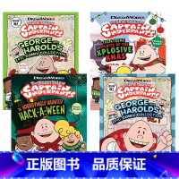 [正版]英文原版Epic Tales of Captain Underpants TV系列4册合集乔治和哈罗德内裤超人